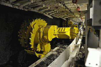Longwall coal mining equipment, From FlickrPhotos