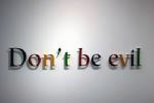 Google - DOnt't be evil