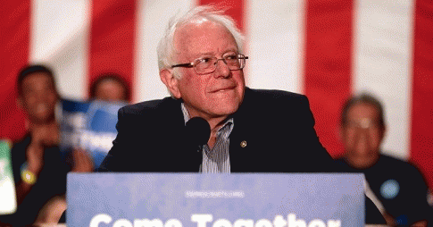 Sen. Bernie Sanders told a progressive convention Saturday that 