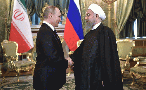 Vladimir Putin met with President of Iran Hassan Rouhani -- Uncle Sam's Regime Change Targets Vladimir Putin met with President of Iran Hassan Rouhani -- Uncle Sam's Regime Change Targets