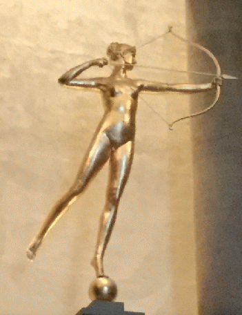 Diana (also known as Artemis) statue at the Philadelphia Museum of Art