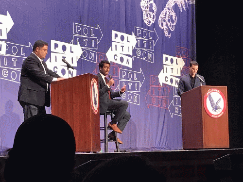 Cenk Uygur debates Ben Shapiro at Politicon, From ImagesAttr