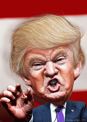 From flickr.com: Donald Trump - Caricature, From Images