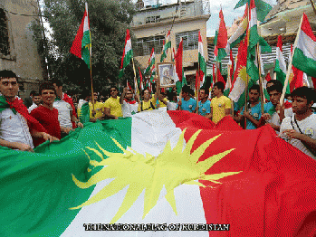 The National Flag of Kurdistan, From FlickrPhotos