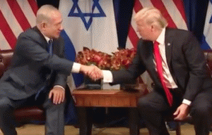 President Trump meets with Israeli Prime Minister Benjamin Netanyahu in New York on Sept. 18, 2017.