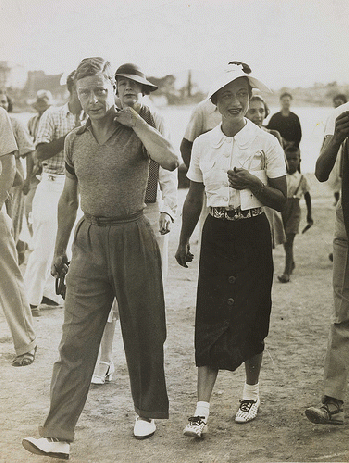 King Edward VIII and Mrs Simpson on holiday in Yugoslavia, 1936., From FlickrPhotos