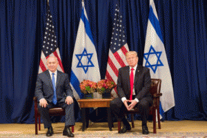 President Donald J. Trump and Prime Minister Benjamin Netanyahu of Israel at the United Nations General Assembly, From ImagesAttr