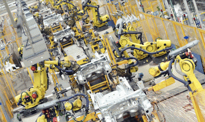 Robots on Assembly Line, From ImagesAttr