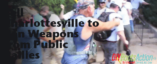 Tell Charlottesville: No Weapons at Rallies, From Images