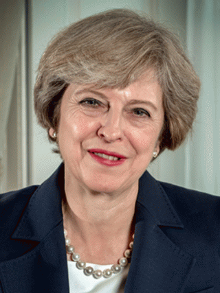 British Prime Minister Theresa May., From ImagesAttr