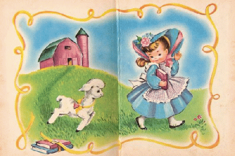 Mary Had A Little Lamb Rand McNally Junior Elf Book