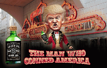 From flickr.com: Donald Trump, the Snake Oil Salesman that Conned America, From Images
