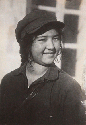 Young Uzbeki woman after liberation, 1930s., From ImagesAttr