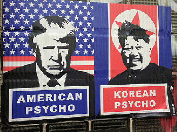 American Psycho Korean Psycho, Charing Cross Road, London, UK