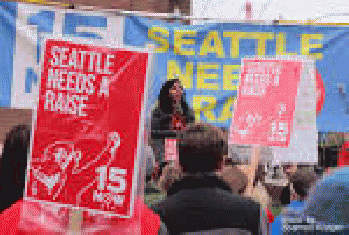 Kshama Sawant 2 | March for $15 on March 15 - Seattle. Socia. | Flickr1024 Ã-- 690 - 234k - jpg, From GoogleImages