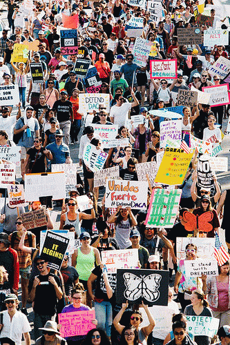 Los Angeles March for Immigrant Rights, From FlickrPhotos