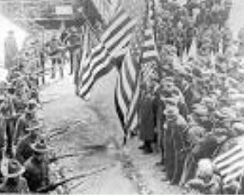 Lawrence Textile Strike, 1912 (The bosses have never raised wages without organized worker pressure)