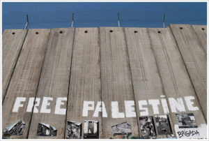 Graffiti on Israel's wall in Bethlehem, West Bank. April 16, 2011., From ImagesAttr