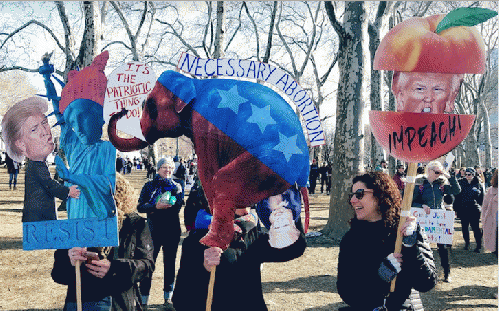 Signs at the #WomensMarch2018, From ImagesAttr