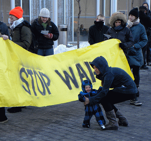 anti-war rally, From FlickrPhotos