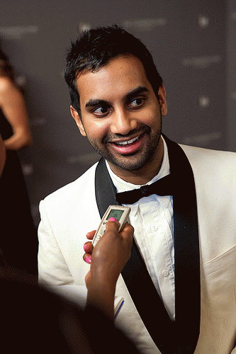 Actor Aziz Ansari at The Cosmopolitan Grand Opening and New Year's Eve Celebration