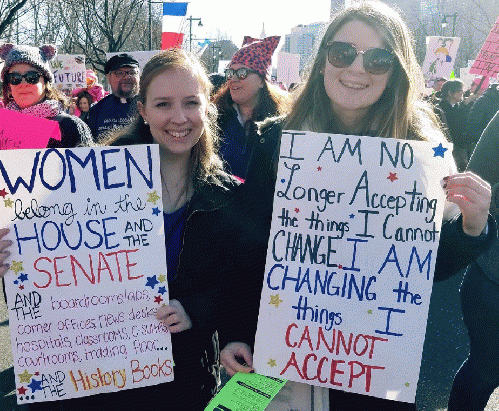 2018 Women's marchers, Philadelphia, From ImagesAttr