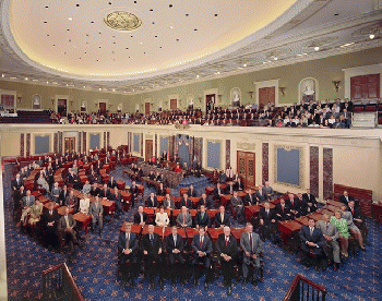 US Senate Session Chamber