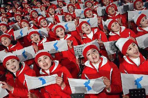 North Korean Cheerleaders, From ImagesAttr