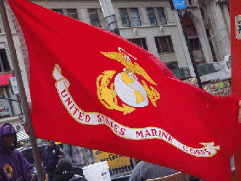 Marine Corp Flag, From FlickrPhotos