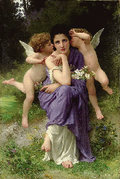 William-Adolphe Bouguereau - Chansons de printemps William-Adolphe Bouguereau - Chansons de printemps