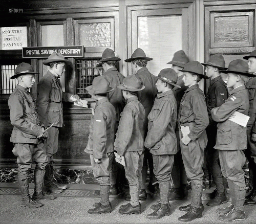 Banking at the US Postal Savings Bank, From ImagesAttr