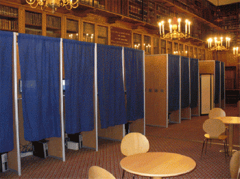 Voting booths, From WikimediaPhotos