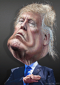 Donald Trump - Caricature