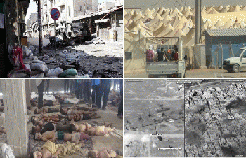 Montage of the Syrian Civil War