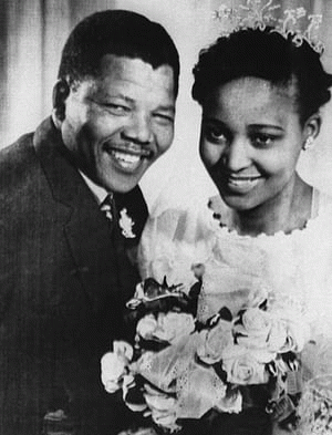 Winnie and Nelson as newlyweds