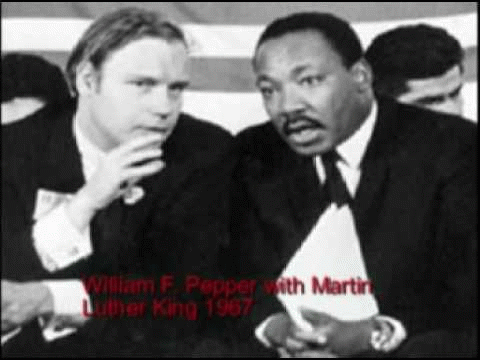Dr. Martin Luther King Jr., right, with Dr. William F. Pepper, From ImagesAttr