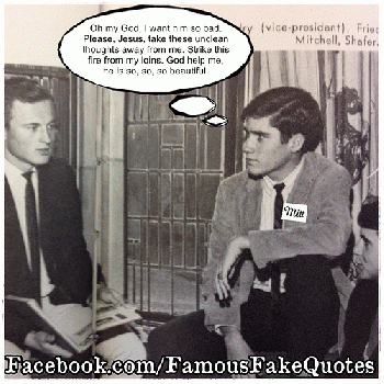 .Back in the 1960s, school yearbook editors could read your thoughts..  And let's hear it for Pence and Conversion Therapy.