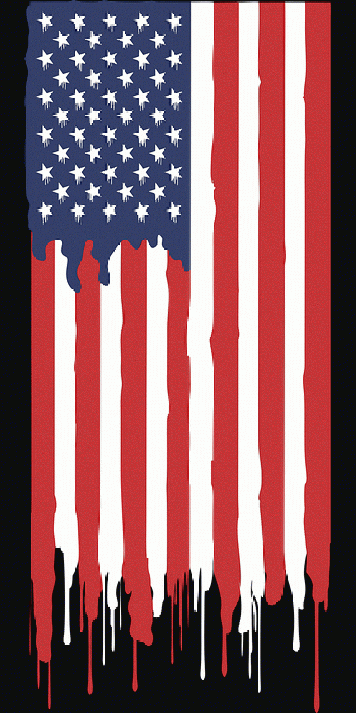 American Flag Graffiti, From ImagesAttr