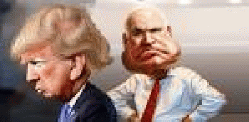 Donald Trump and John McCain, From GoogleImages