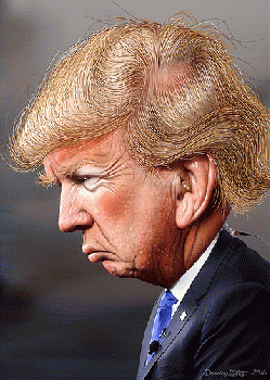 Donald Trump - Caricature