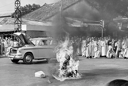 VIETNAM MONK PROTEST, From FlickrPhotos