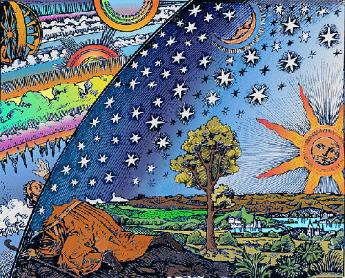 Flammarion Woodcut 1888 Color 2, From WikimediaPhotos