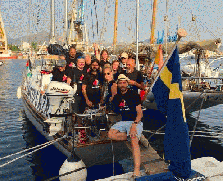 Crew & Delegates on Freedom Flotilla