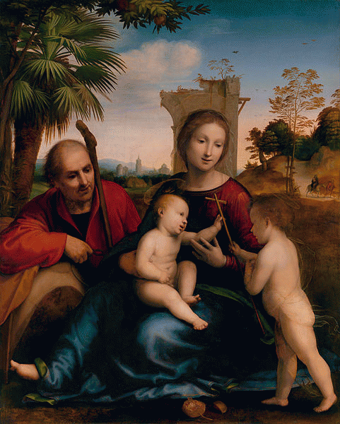 The Rest On the Flight Into Egypt (1509) by Fra Bartolomeo