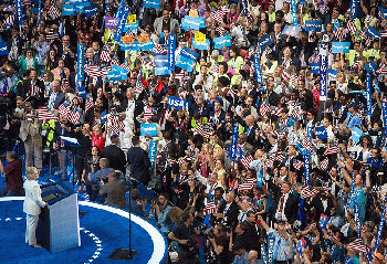 From commons.wikimedia.org: Hillary Clinton Speech at Democratic National Convention (July 28, 2016) 