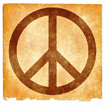 Peace Grunge Sign - Sepia, From FlickrPhotos