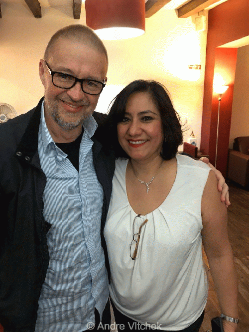 Author with  Irma Sandoval-Ballesteros