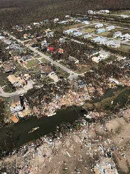 CBP AMO surveys the damage wrought by Hurricane Michael