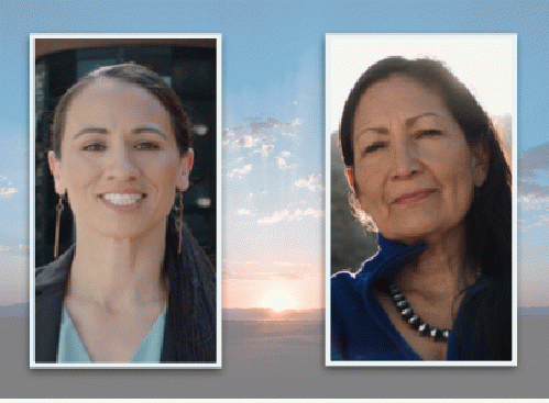 Sharice Davids and Deb Haaland