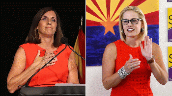 Sinema takes very thin lead over McSally in Arizona Senate race, From GoogleImages